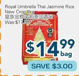 Oceans Fresh Food Market Royal umbrella thai jasmine rice new crop offer