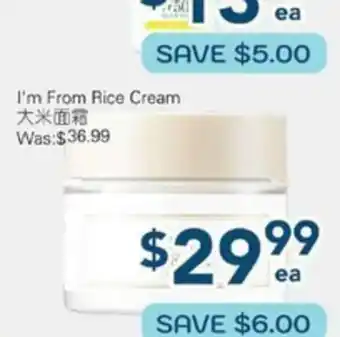 Oceans Fresh Food Market I'm From Rice Cream offer