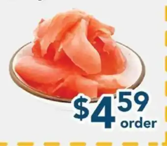 Oceans Fresh Food Market Sushi Ginger offer