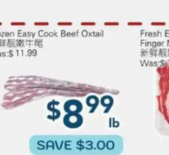 Oceans Fresh Food Market Frozen Easy Cook Beef Oxtail offer