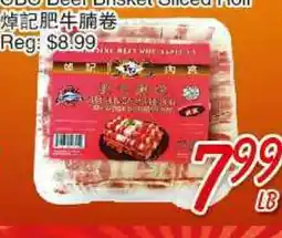 Foody Mart CBC Beef Brisket Sliced Roll offer