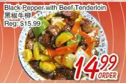 Foody Mart Black Pepper with Beef Tenderloin offer