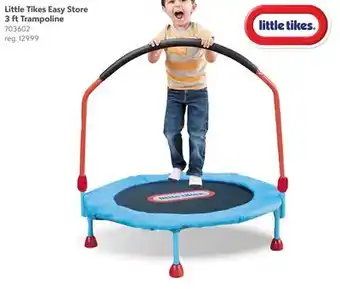 Toys R us Little Tikes Easy Store 3 ft Trampoline offer