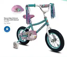 Toys R us Stoneridge Unicorn 12 Bike with Helmet offer