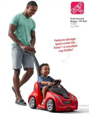 Toys R us Step 2 Push-Around Buggy – GT Red offer