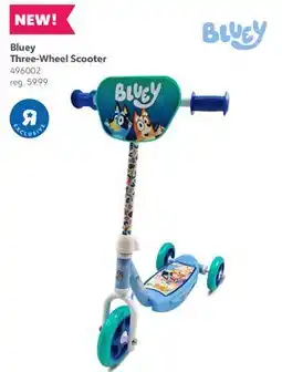 Toys R us Bluey Three-Wheel Scooter offer