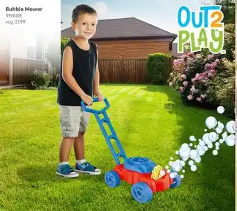 Toys R us OUT2 PLAY Bubble Mower offer