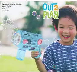 Toys R us OUT2 PLAY Extreme Bubble Blaster With Light offer