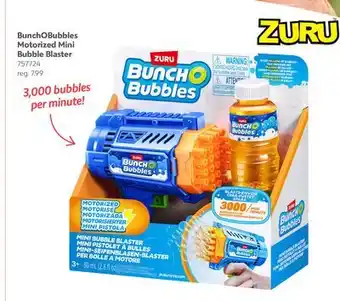 Toys R us ZURU BunchOBubbles Motorized Mini Bubble Blaster offer