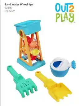 Toys R us Out2Play Sand Water Wheel 4pc offer