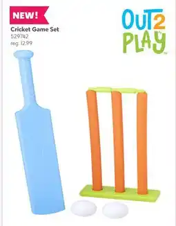 Toys R us OUT 2 PLAY Cricket Game Set offer