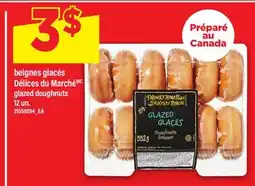 Maxi BEIGNES GLACÉS DÉLICES DU MARCHÉ | GLAZED DOUGHNUTS, 12 UN offer