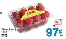 T&T Supermarket Strawberry offer