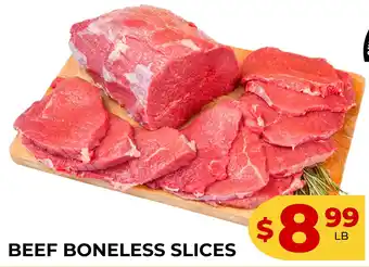 Iqbal Foods Beef boneless slices offer