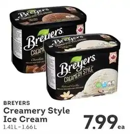 IGA Breyers Creamery Style Ice Cream offer