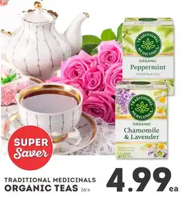 IGA Traditional medicinals organic teas offer