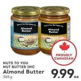 IGA Almond butter offer