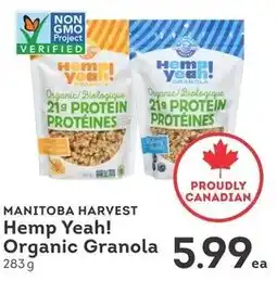 IGA Manitoba harvest hemp yeah! organic granola offer