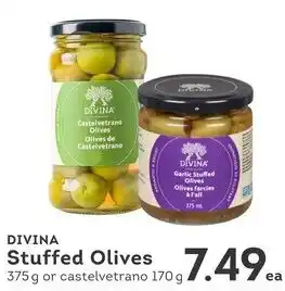 IGA Divina stuffed olives offer