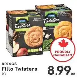 IGA Krinos fillo twisters offer