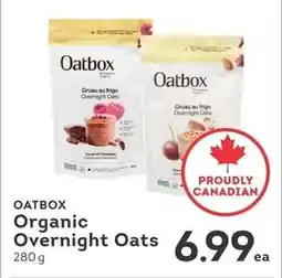 IGA Oatbox organic overnight oats offer