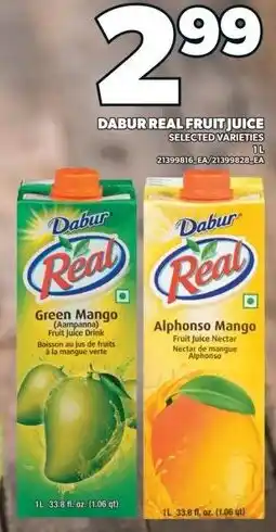 Loblaws Dabur real fruit juice offer