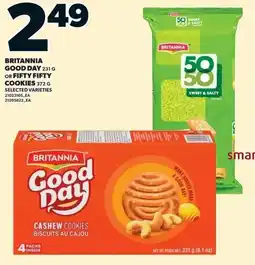 Loblaws Britannia good day or fifty fifty cookies offer