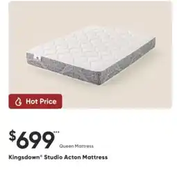 Sleep Country Kingsdown Studio Acton Mattress offer