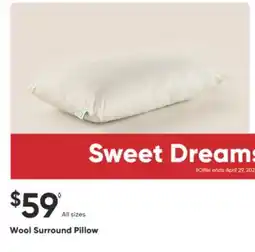 Dormez Vous Wool Surround Pillow offer