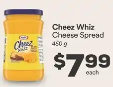 IGA Cheez Whiz Cheese Spread offer