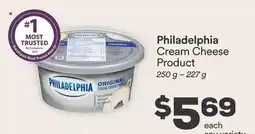 IGA Philadelphia Cream Cheese Product offer