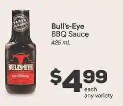 IGA Bull's-Eye BBQ Sauce offer