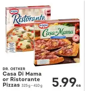 IGA Dr. oetker casa di mama or ristorante pizzas offer