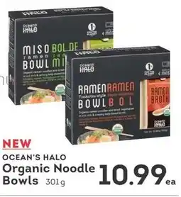 IGA Ocean's halo organic noodle bowls offer