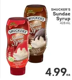 IGA Smucker's sundae syrup offer