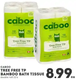 IGA Caboo tree free tp bamboo bath tissue offer