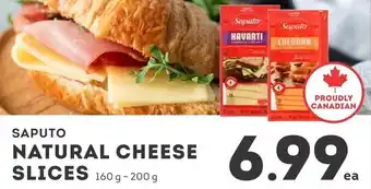 IGA Saputo natural cheese slices offer