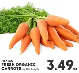 IGA Mexico fresh organic carrots offer