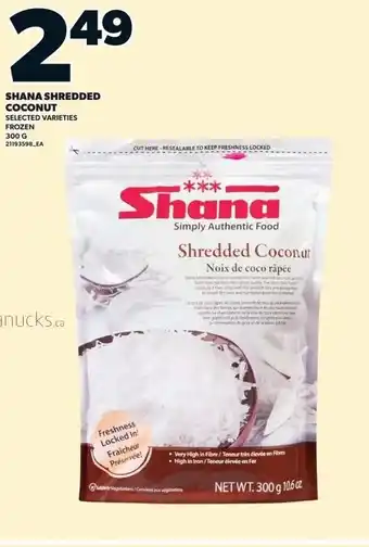 Loblaws Shana shredded coconut offer