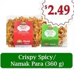 Atiya's Fresh Farm Crispy Spicy/ Namak Para offer