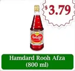 Atiya's Fresh Farm Hamdard Rooh Afza offer