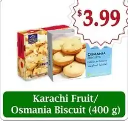 Atiya's Fresh Farm Karachi Fruit/ Osmania Biscuit offer