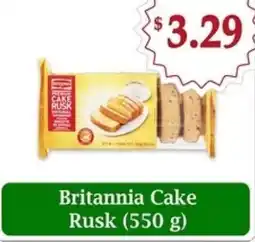 Atiya's Fresh Farm Britannia Cake Rusk offer