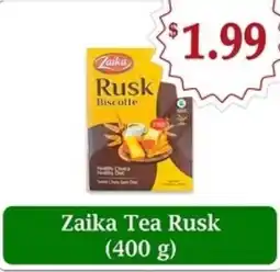 Atiya's Fresh Farm Zaika Tea Rusk offer