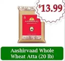 Atiya's Fresh Farm Aashirvaad Whole Wheat Atta offer