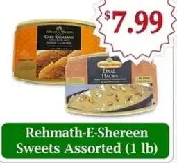 Atiya's Fresh Farm Rehmath-E-Shereen Sweets Assorted offer