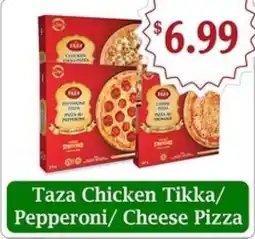 Atiya's Fresh Farm Taza Chicken Tikka/ Pepperoni/ Cheese Pizza offer