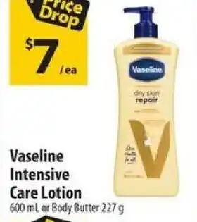 Co-op Vaseline Intensive Care Lotion offer