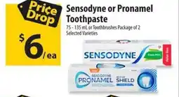 Co-op Sensodyne or Pronamel Toothpaste offer