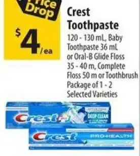 Co-op Crest Toothpaste offer